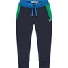 Sweatpants, Dark Royal Navy - Sweatpants - 1 - thumbnail