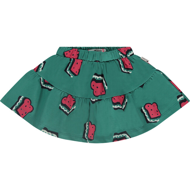 Bread Sweat-Skirt, Emerald Green