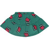 Bread Sweat-Skirt, Emerald Green - Skirts - 2