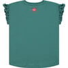 Short Sleeve T-Shirt, Emerald Green - T-Shirts - 2