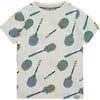 Tennis Rackets T-Shirt, Cloud White - T-Shirts - 1 - thumbnail