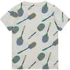 Tennis Rackets T-Shirt, Cloud White - T-Shirts - 2