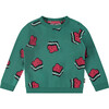 Bread Sweatshirt, Emerald Green - Sweatshirts - 1 - thumbnail