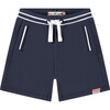 Sweatshorts, Dark Royal Navy - Shorts - 1 - thumbnail