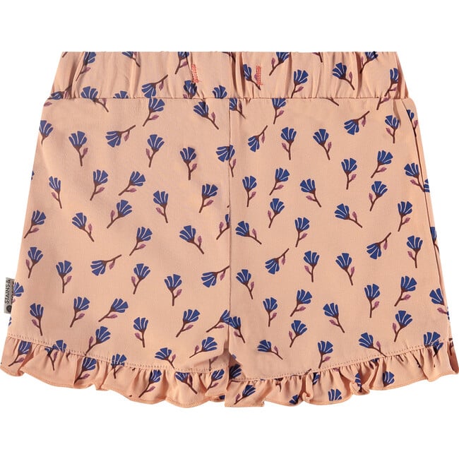 Floral Skort, Salmon Pink - Shorts - 2