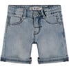 Denim Shorts, Medium Blue - Shorts - 1 - thumbnail