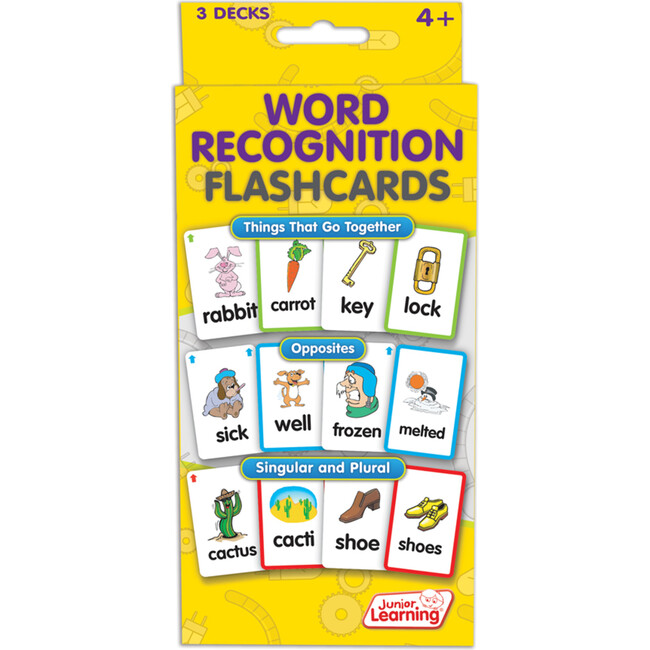 Word Recognition Flashcards for Ages 4-5