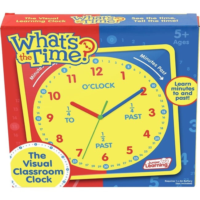 What's The Time Classroom Clock - STEM Toys - 2