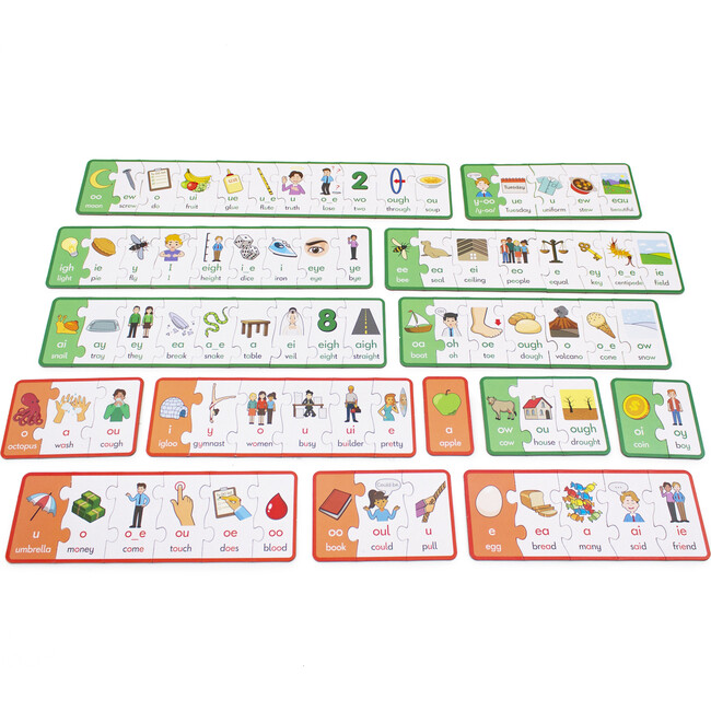 Vowel Puzzles  Educational Learning Set - STEM Toys - 4