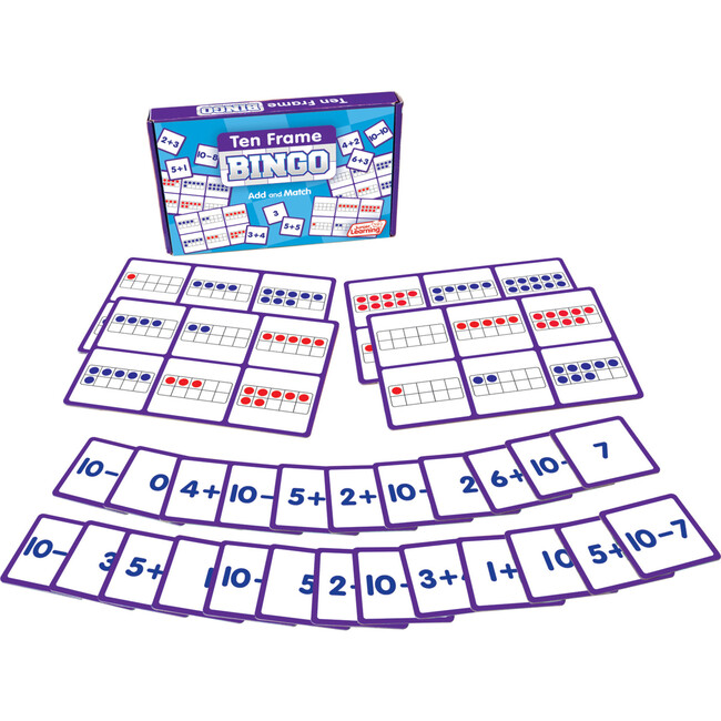 Ten Frame Bingo, Kindergarten Learning