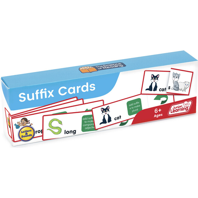 Suffix Flashcards, The Science of Reading Supplementary Resource Flashcards