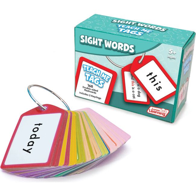 Sight Words Teach Me Tags for Ages 5-6 Kindergarten Grade 1