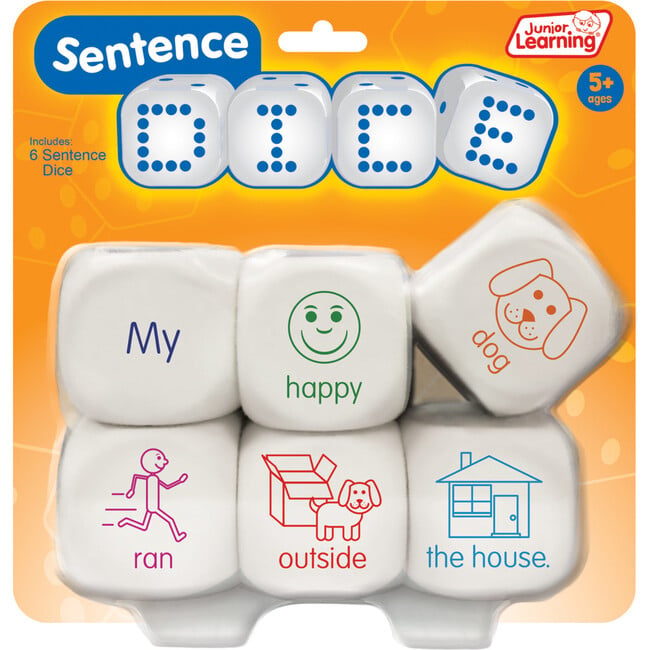 Sentence Dice for Ages 5-8 Grade 1 Grade 2 Learning - STEM Toys - 2