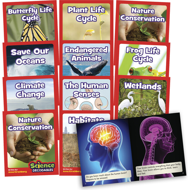 Science Decodables Phase 6 Non-Fiction Educational Learning Set