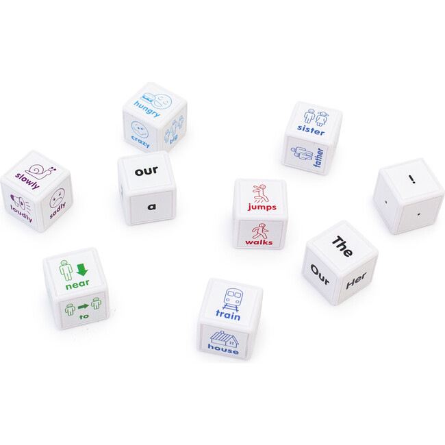 Sentences Cubes Educational Learning Set - STEM Toys - 2