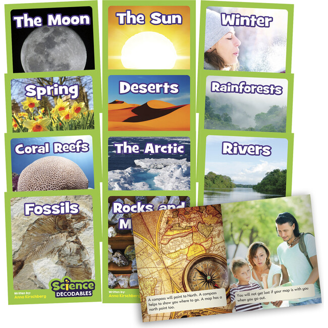 Science Decodables Phase 4 Non-Fiction Educational Learning Set -Earth Science