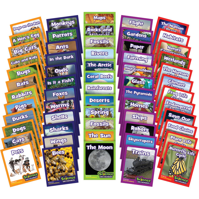 Science Decodables Non-Fiction Boxed Educational Learning Set - STEM Toys - 2