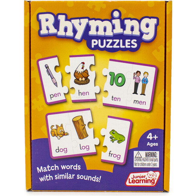 Rhyming Puzzles Educational Learning Set