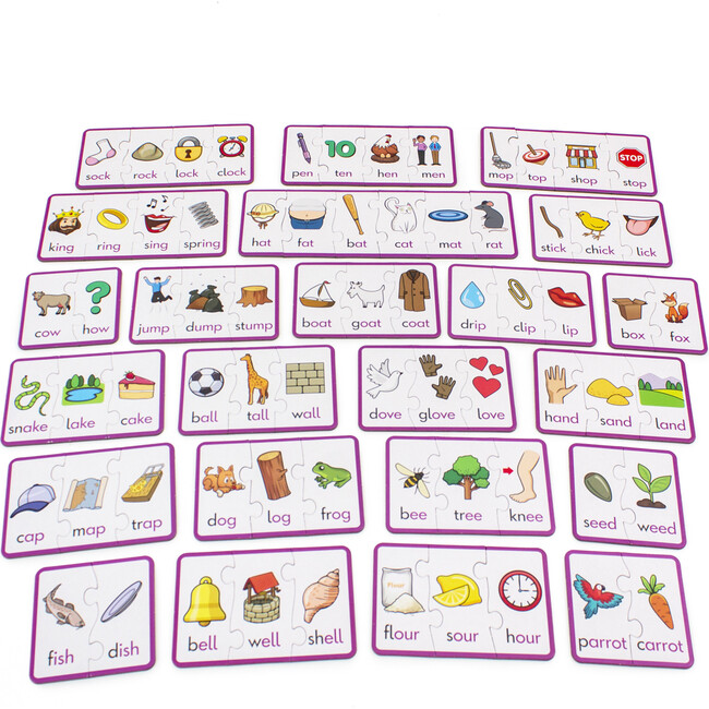 Rhyming Puzzles Educational Learning Set - STEM Toys - 2