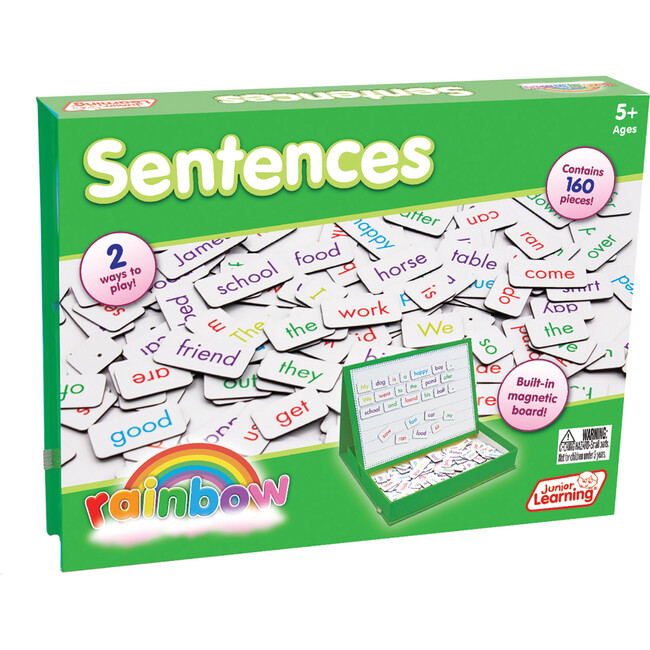 Rainbow Sentences for Ages 5-8 Grade 1 Grade 2 Learning