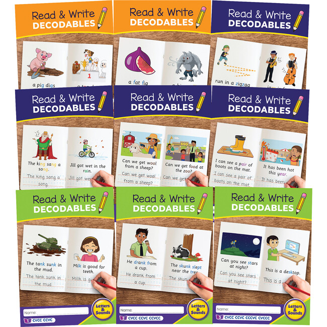 Read & Write Decodables Set A: The Science of Reading Supplementary Resources