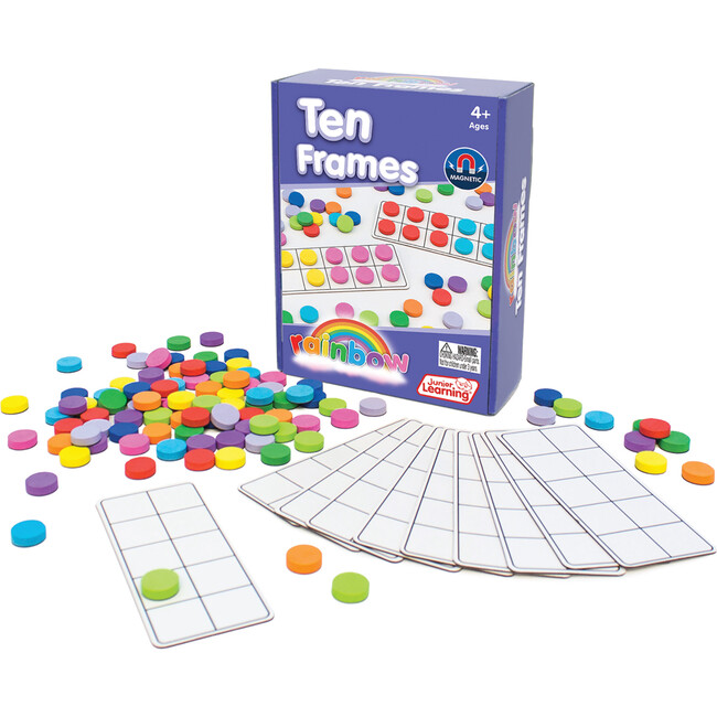 Rainbow Ten Frames - Magnetic Activities Learning Set