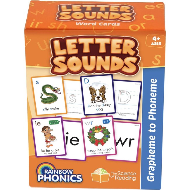 Rainbow Phonics - Letter Sounds - 151 Word Cards