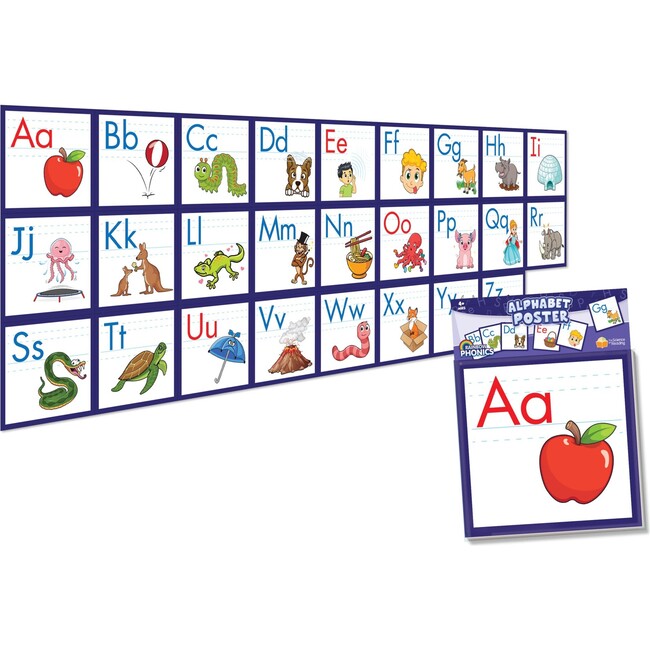 Rainbow Phonics: Alphabet Poster - STEM Toys - 2