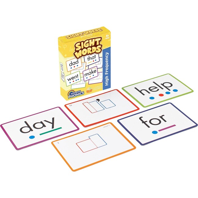 Rainbow Phonics - Sight Words - 52 Word Cards - STEM Toys - 3