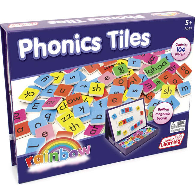 Rainbow Phonics Tiles Set - STEM Toys - 4