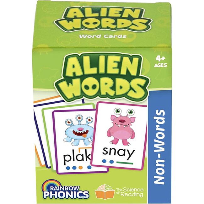 Rainbow Phonics - Alien Words - 148 Word Cards - STEM Toys - 1