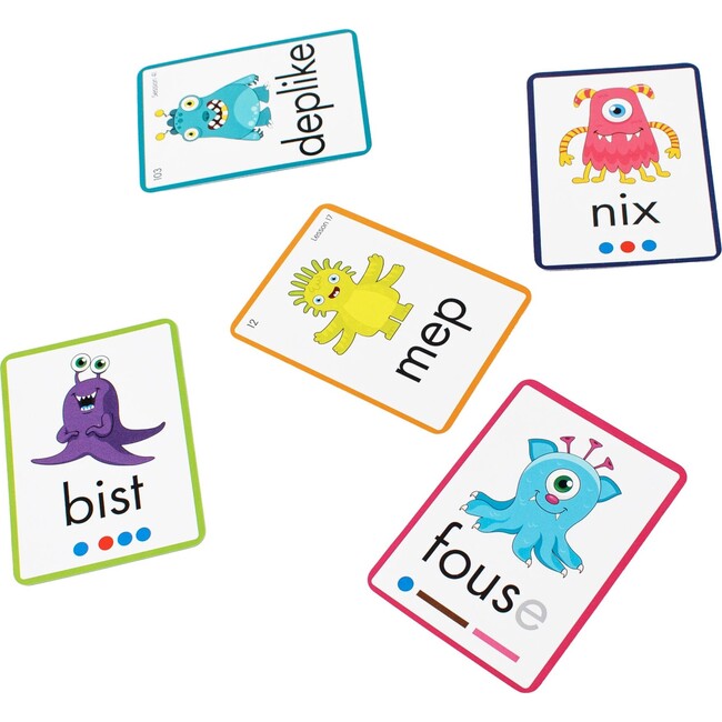 Rainbow Phonics - Alien Words - 148 Word Cards - STEM Toys - 2