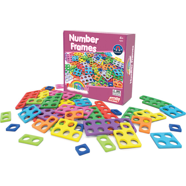 Rainbow Number Frames - Magnetic Activities Learning Set