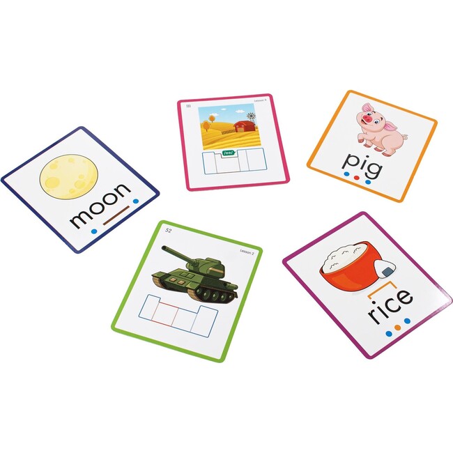 Rainbow Phonics - Decodable Words - 160 Word Cards - STEM Toys - 2