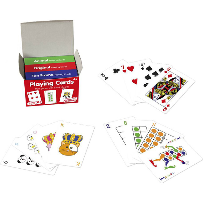 Playing Cards - 3 Decks (Animal, Original, 10-Frame)