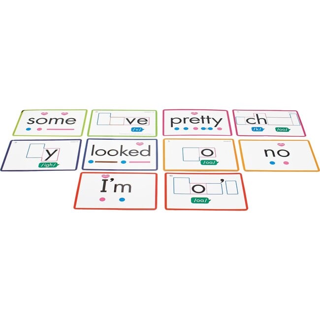 Rainbow Phonics - Heart Words - 93 Word Cards - STEM Toys - 3