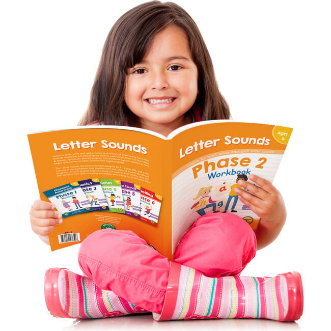 Phase 2 Letter Sounds Educational Learning Workbook - Books - 2