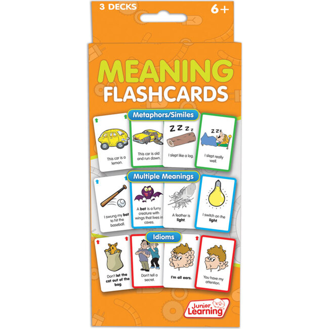 Meaning Flashcards for Ages 6-9+, Grade 1 to Grade 5 Learning