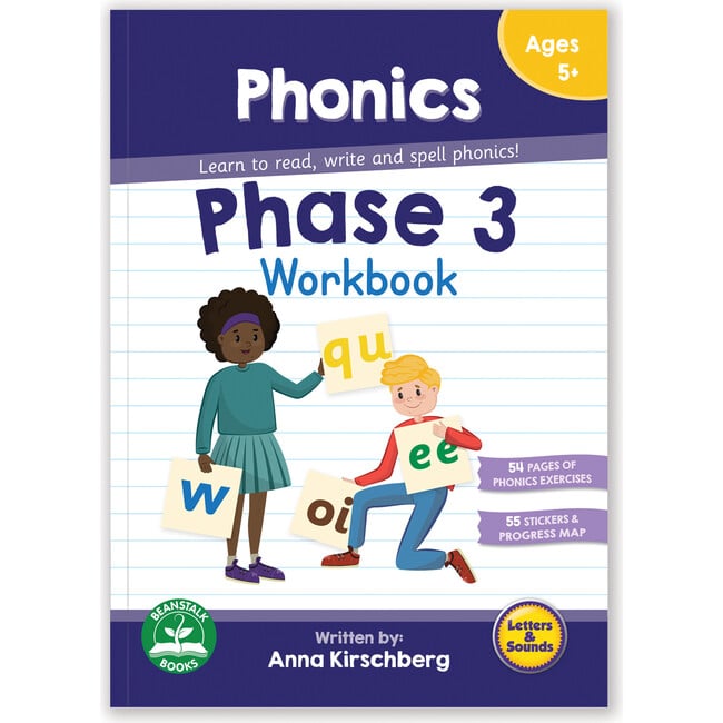 Phase 3 Phonics Educational Learning Workbook - Books - 3