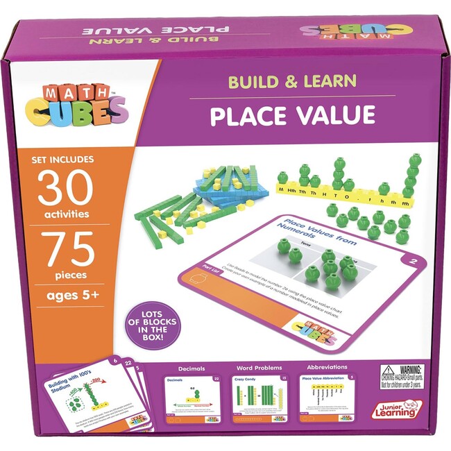 Mathcubes - Place Values - 30 Activity Set