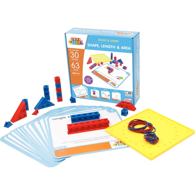 Mathcubes - Shape, Length & Area - 30 Activity Set