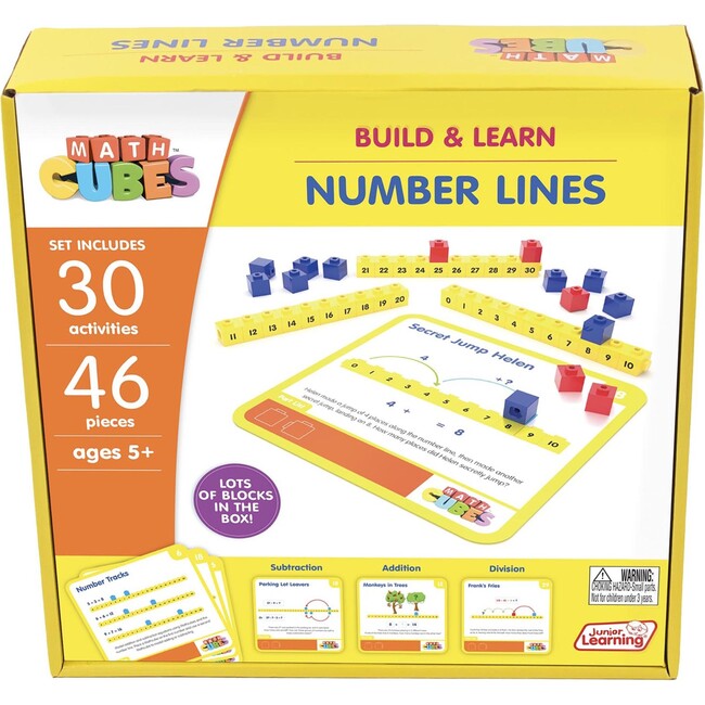 Mathcubes - Number Lines - 30 Activity Set