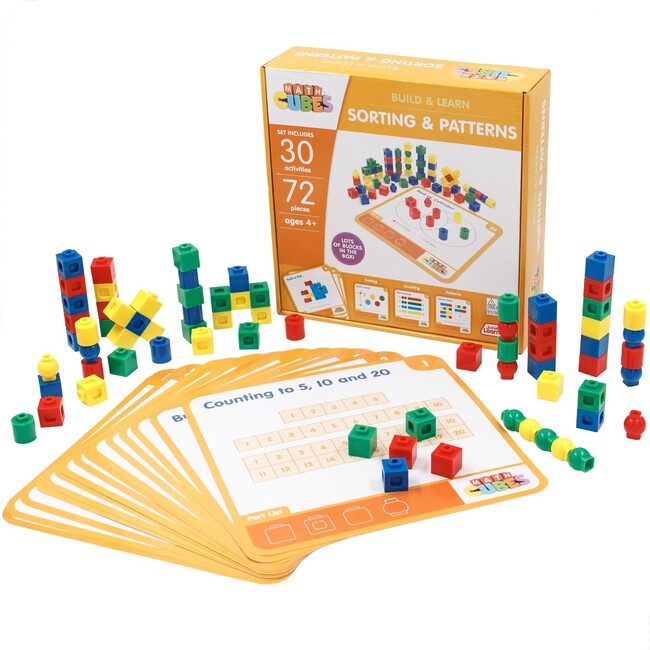 Mathcubes - Sorting & Patterns - 30 Activity Set