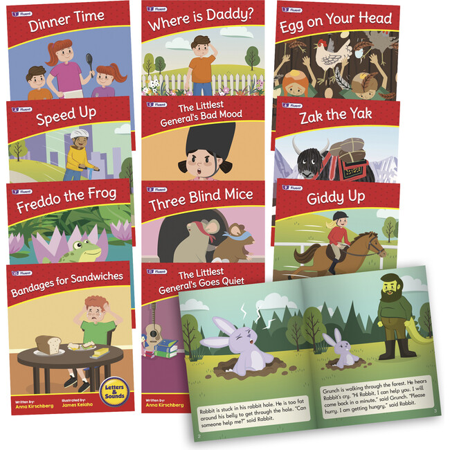 Letters & Sounds Phase 6 Set 2 Fiction Educational Learning Set