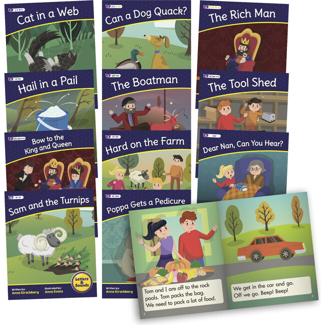 Letters & Sounds Phase 3 Set 2 Fiction Educational Learning Set