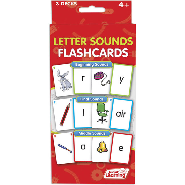 Letter Sounds Flashcards for Ages 4-5