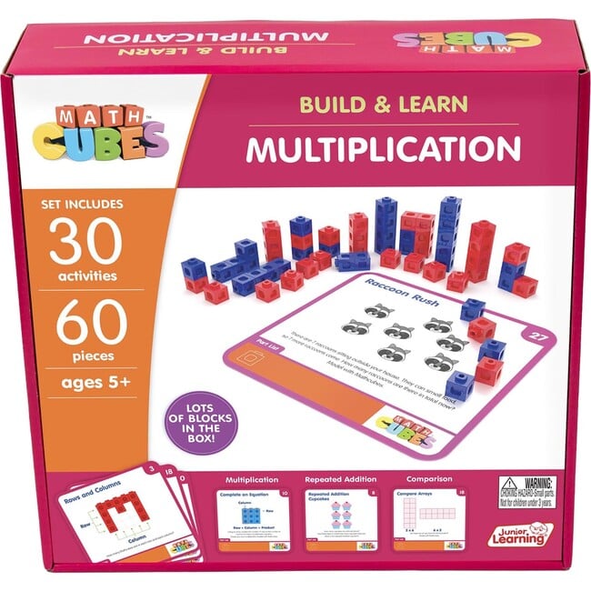 Mathcubes - Multiplication - 30 Activity Set - STEM Toys - 3