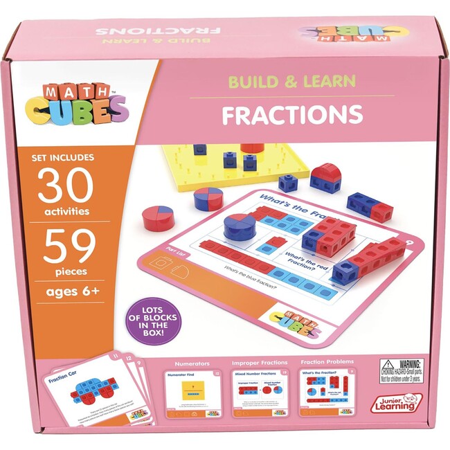 Mathcubes - Fractions - 30 Activity Set - STEM Toys - 3