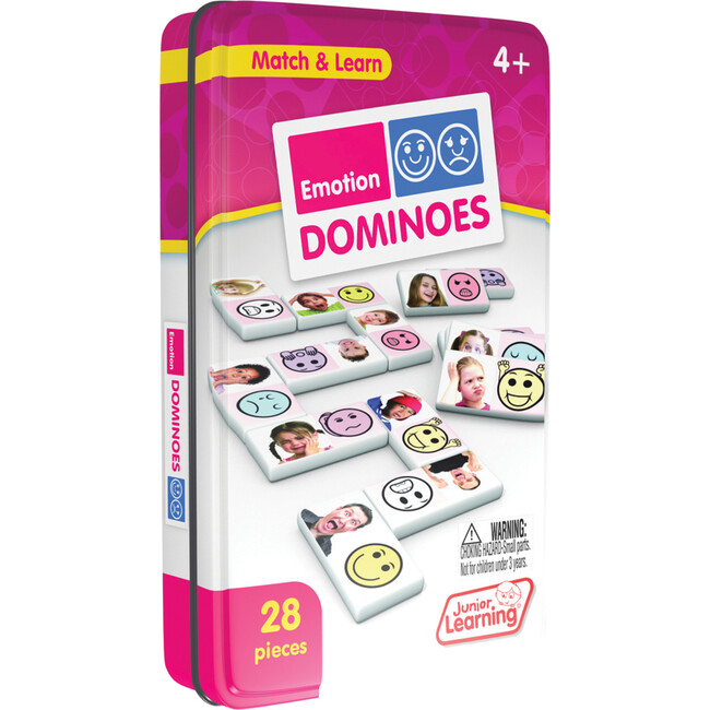 Emotion Dominoes for Ages 4-8 Pre Kindergarten to Grade 1 Learning