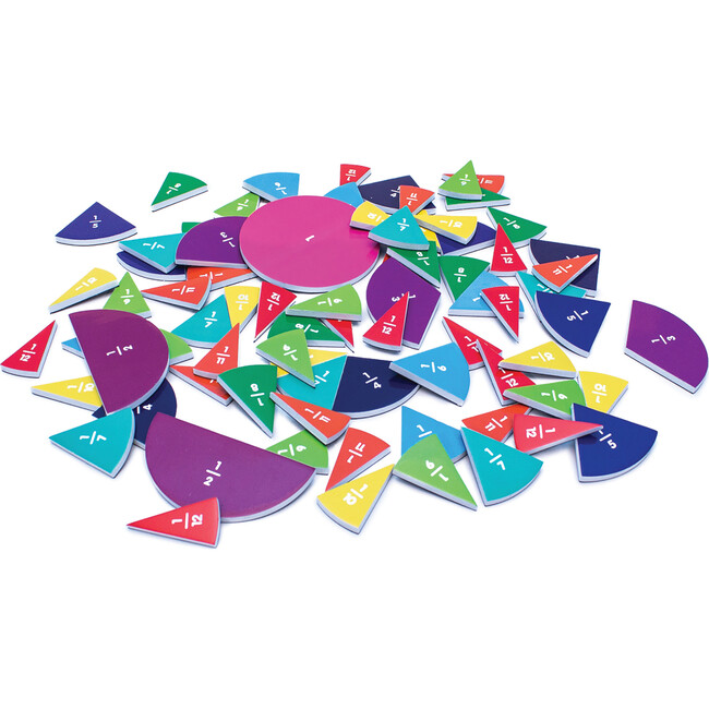 Fraction Segments - Magnetic Activities Learning Set - STEM Toys - 2